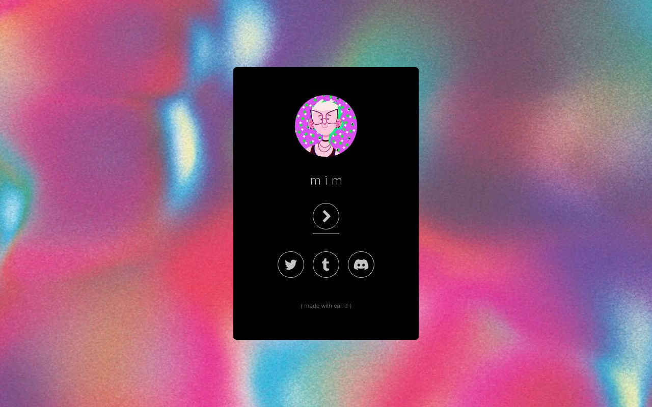 Carrd profile picture for @flashback
